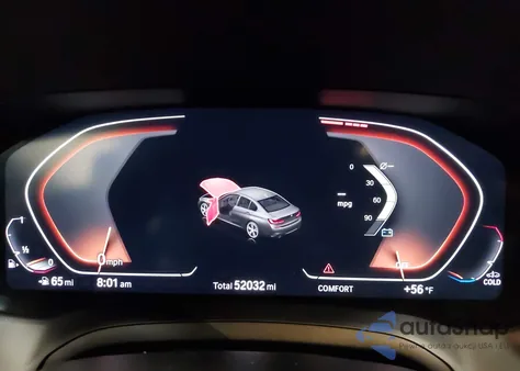 2021 BMW 330I xDrive z USA, uszkodzony, nr VIN 3MW5R7J00M8B98008